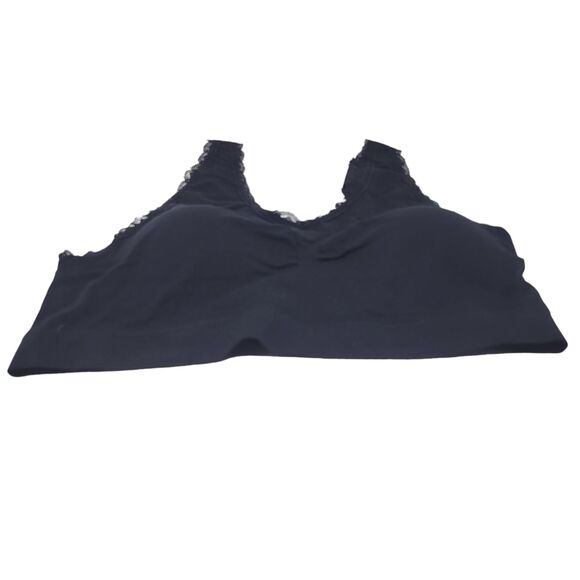 Per Lei 4- Pack Bras Plus Size 3X/4X Seamless Scoop Neck Lace Straps Multicolor - Picture 12 of 13